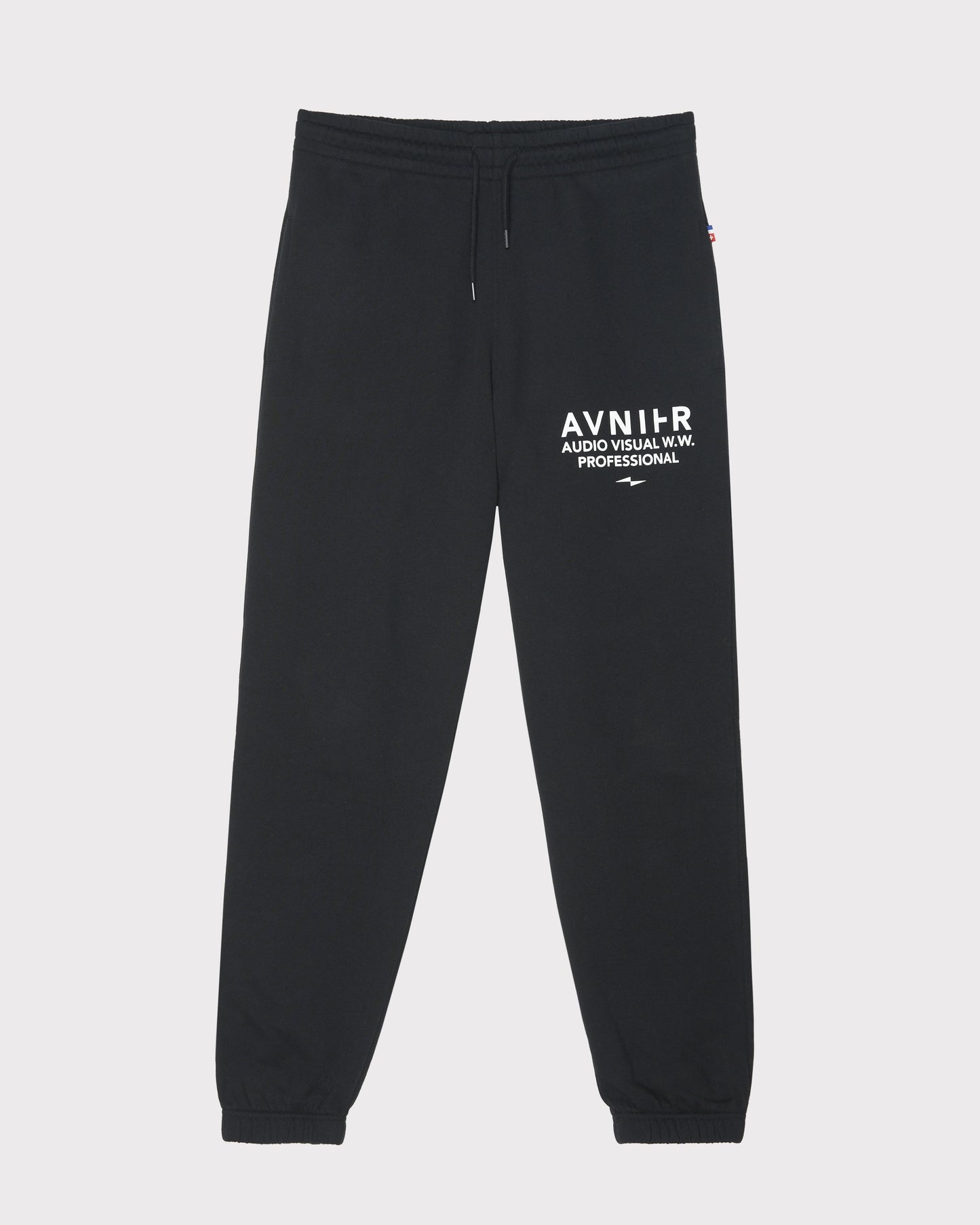 avnier-automne-hiver-2023-audio-visual-work-wear-jogging-pause-noir - noir