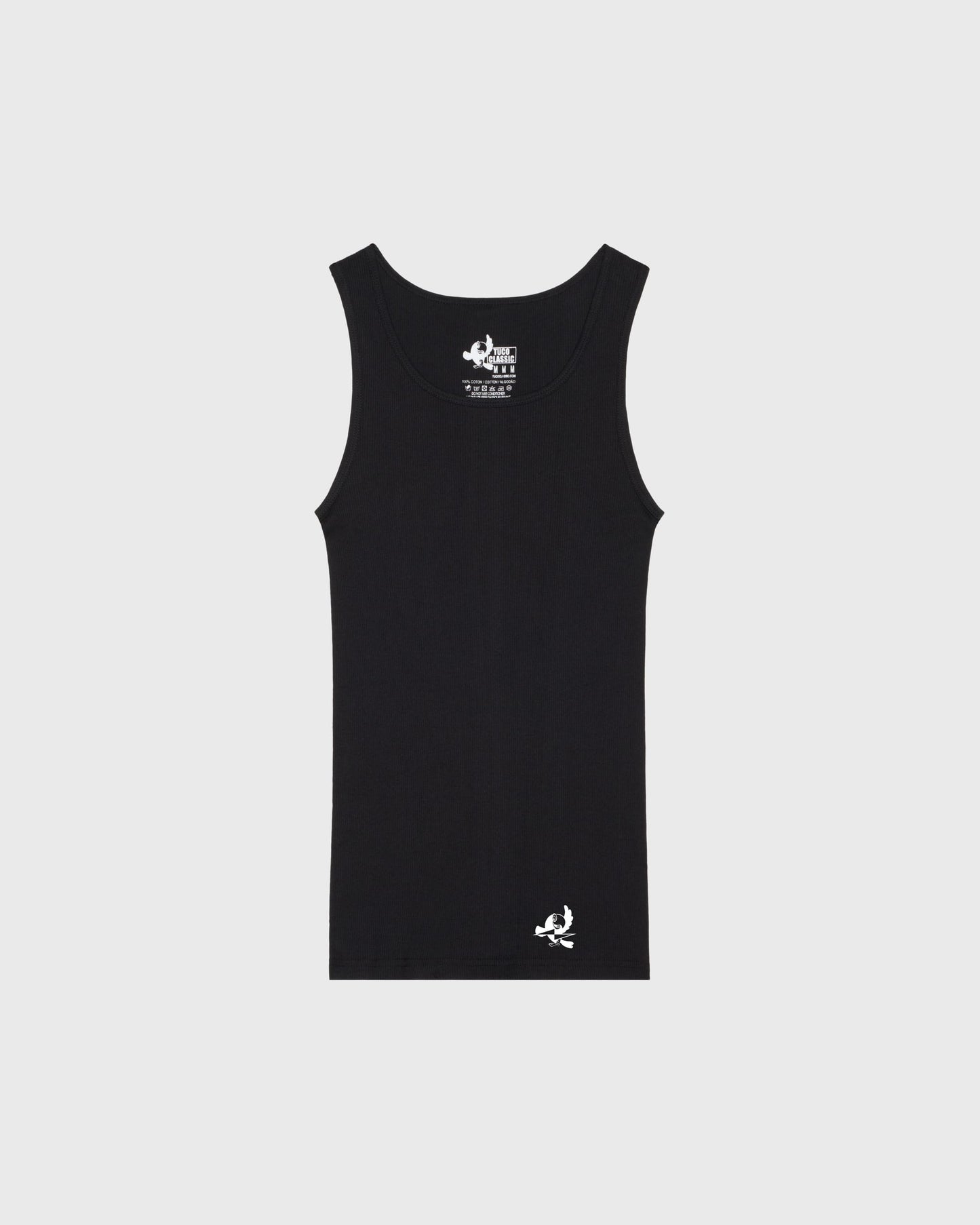 Débardeur noir Avnier x Tuco Classic, design épuré et basique essentiel du vestiaire créatif.