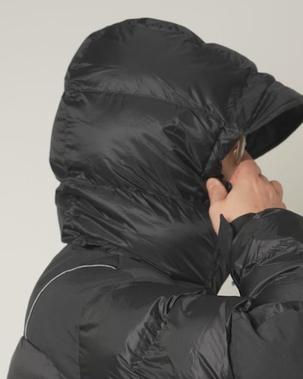 Symphony-doudoune-noire-detail-video - noir
