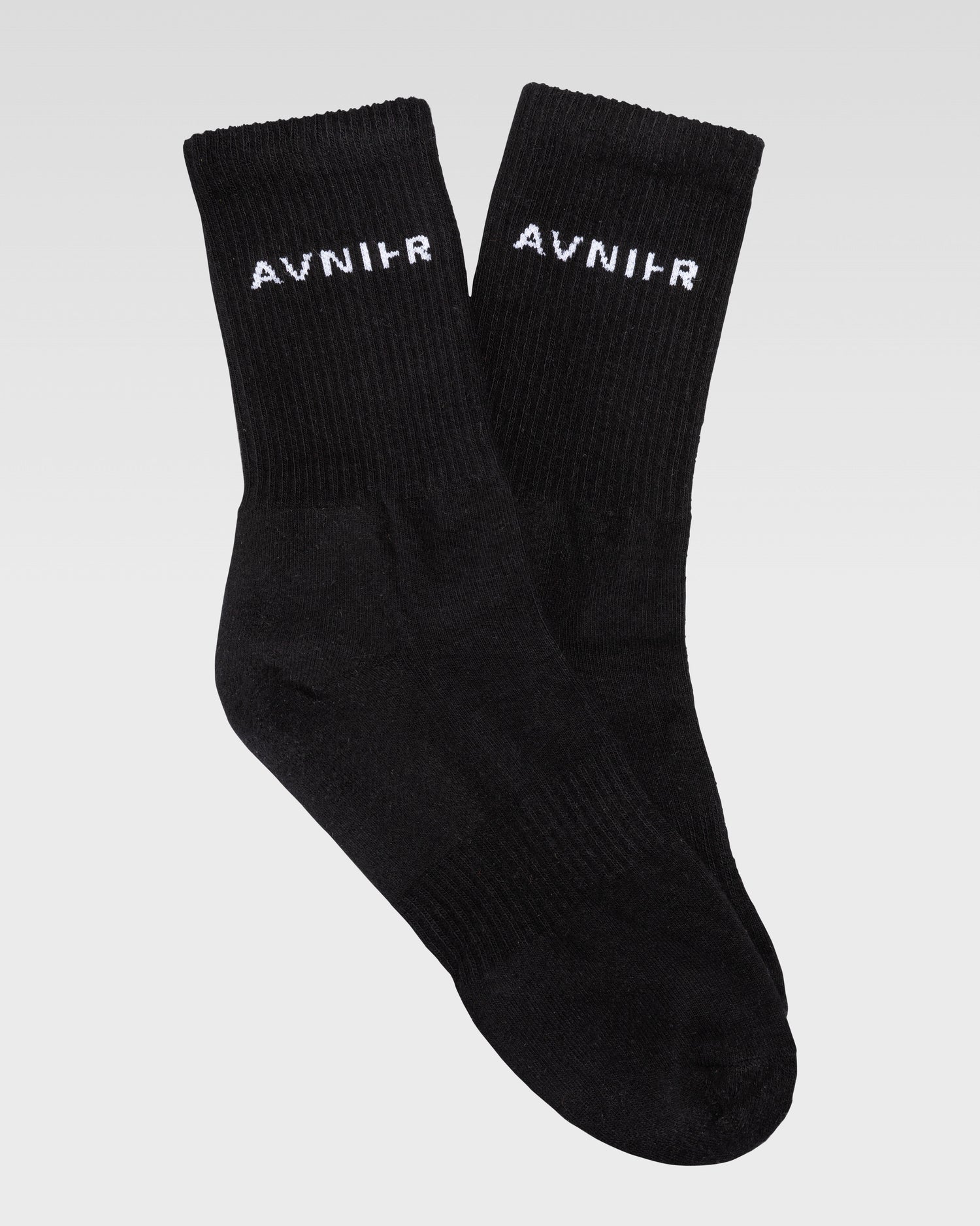 socks-loop-horizontal-noir-avnier-audiovisual-3-packshot-dos - noir